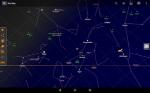 sky map